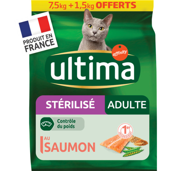 CROQUETTES CHAT STÉRILISÉ ADULTE SAUMON 
