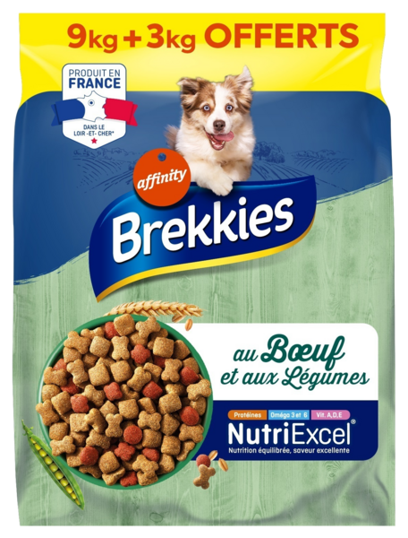  Croquettes Pour Chien Adulte Au Bœuf Brekkies code EAN 3700260418412 