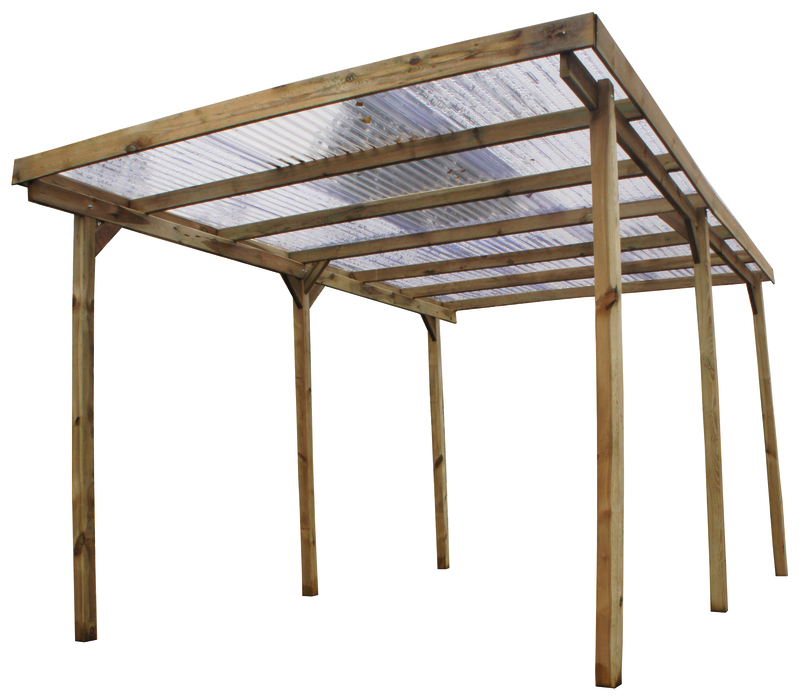 CARPORT 15.26 M2 Chalet & Jardin