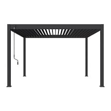OMBREA OMBREA Pergola bioclimatique autoportante 4x4m - Anthracite - OMBREA ... code EAN 3700265728486 