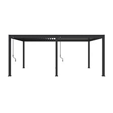 OMBREA OMBREA Pergola bioclimatique autoportante 4x6m - Anthracite - OMBREA ... code EAN 3700265728783 