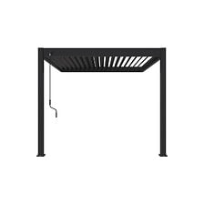 OMBREA Pergola bioclimatique adossée 3x3m - Ant...