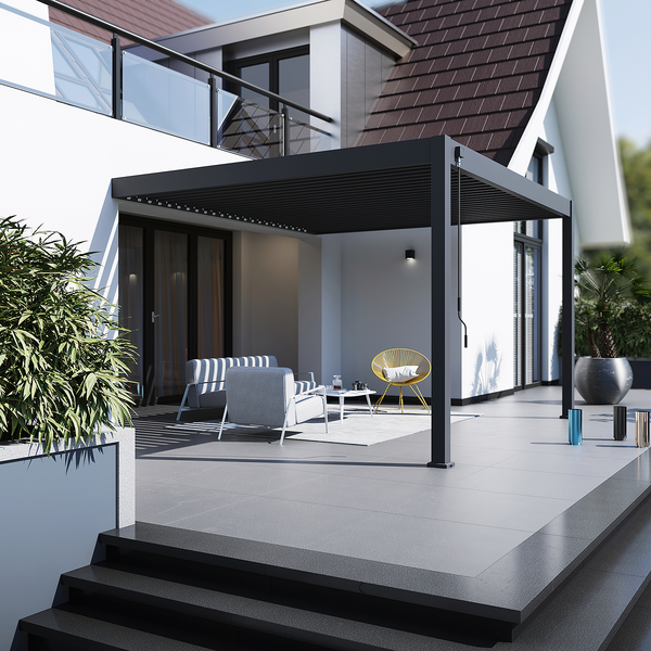  Pergola bio climatique adossée OMBREA 3x4m code EAN 3700265729056 