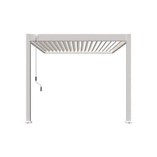 OMBREA Pergola bioclimatique adossée 3x3m - Bla...