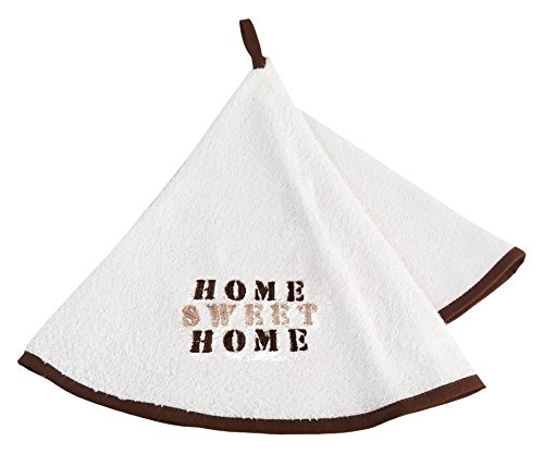 Couleur Montagne Essuie-main rond esprit d'antan eponge brodée/coton sans 60 cm 3700273204248 (3700273204248)