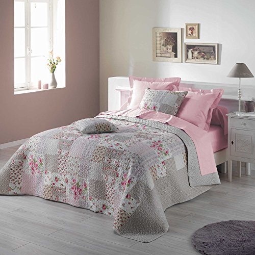 Nuances du Monde Apolline Couvre Lit Matelasse en Microfibre Imprimé 220 x 240 cm 3700273222822 Nuances Du Monde Nuances du Monde Apolline Couvre Lit Matelasse en Microfibre Imprimé 220 x 240 cm 3700273222822 Nuances Du Monde