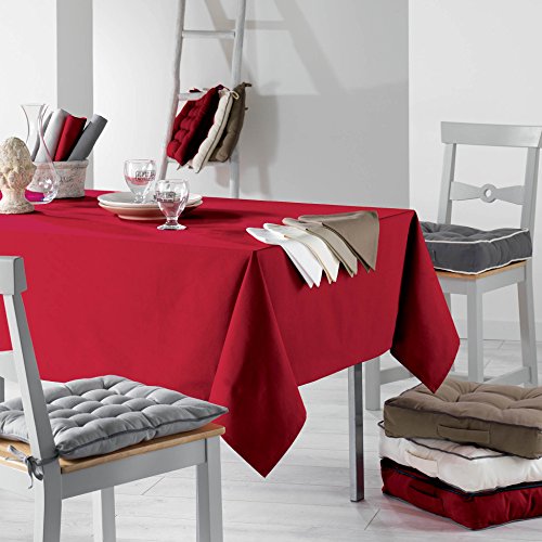 Le Jardin Des Cigales Le Jardin des Cigales Set de 3 Serviettes de Table Ideale Coton Blanc 40 x 40 cm code EAN 3700273225212 