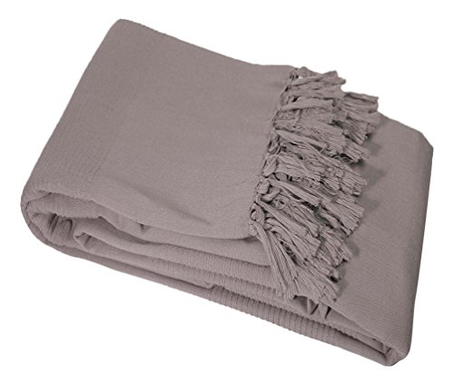 Nuances du Monde Jeté de Fauteuil Lana Taupe