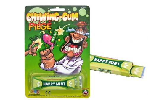 Chewing gum piégé - tapette à souris - farce et...