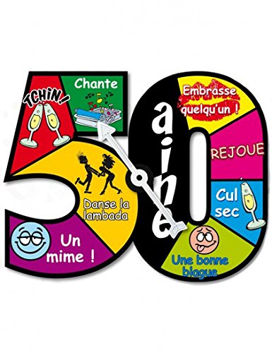 Roulette jeu d'anniversaire 50 ans