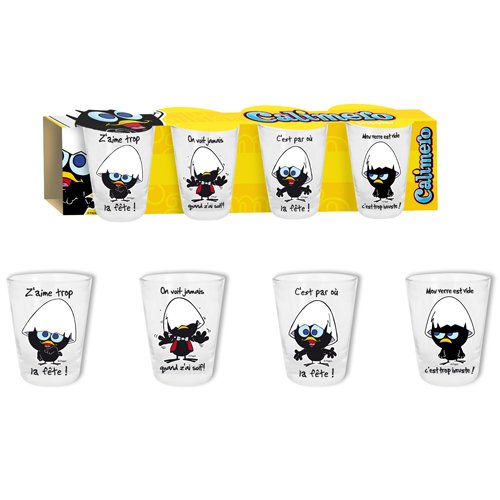 Caliméro Set de mini verres Caliméro code EAN 3700276294789 