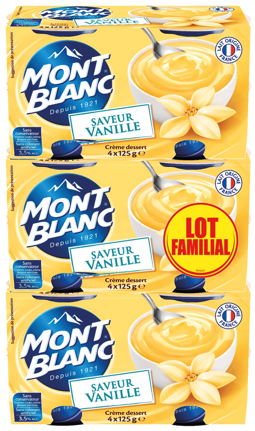  CREME DESSERT MONT BLANC code EAN 3700279307028 