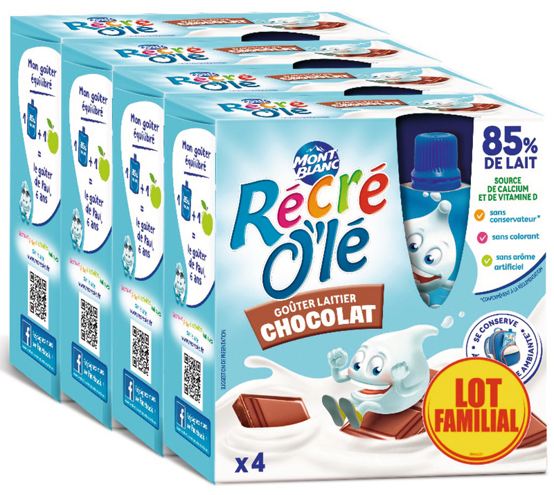GOÛTER LAITIER CHOCOLAT Récré O'lé