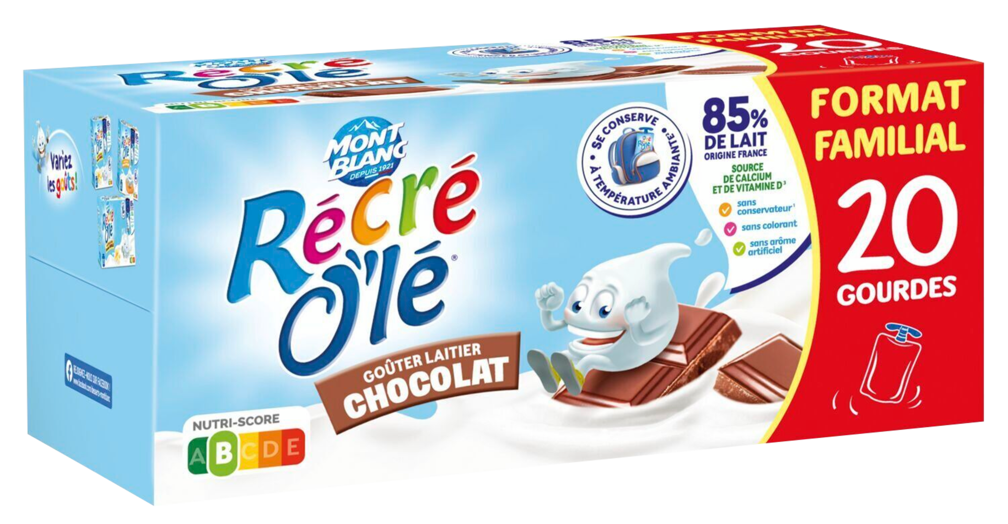 RÉCRÉ O'LÉ MONT BLANC GOURDES code EAN 3700279307264 