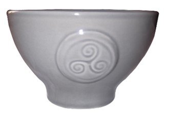 bolée à cidre grise triskel relief sans anse