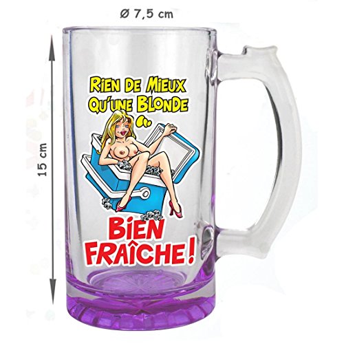Chope Humoristique - Rien de mieux qu'une blond...