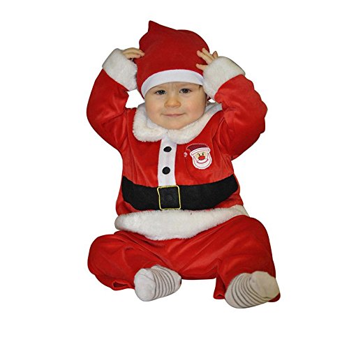 Déguisement père Noël bébé 3 pièces Taille 12/2...