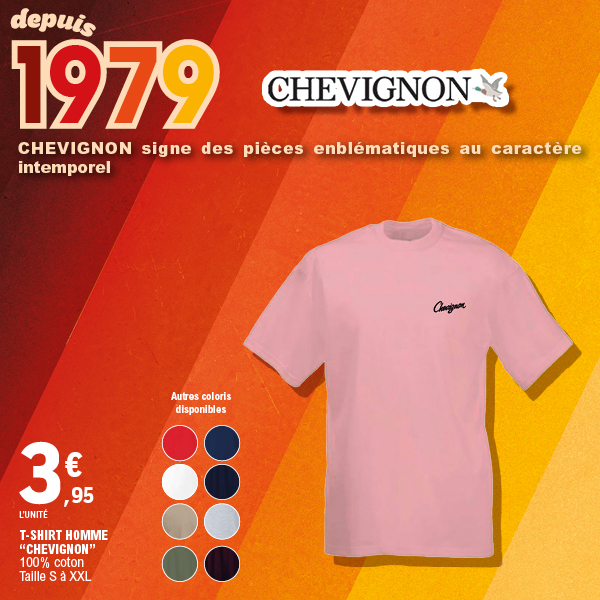 “CHEVIGNON” T-SHIRT HOMME code EAN 3700307312819 