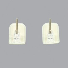 Lot de 4 supports adhésifs Transparent