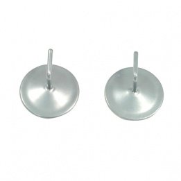 Lot de 2 supports adhésifs métal Gris