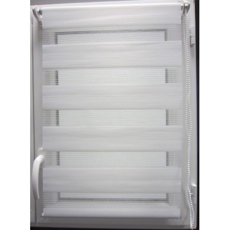 Store enrouleur jour/nuit (45 x H90 cm) Blanc