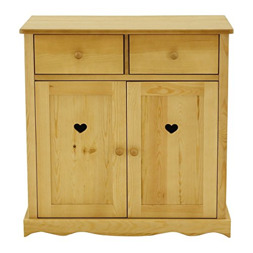 Couleurs des Alpes Buffet pin massif 2 portes 2 tiroirs Ottawa-Buffet pin massif 2 portes 2 tiroirs Ottawa 3700319882409 (3700319882409)