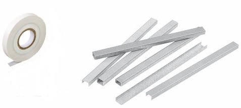 Greentech Lot de 20 rouleaux de rubans transparent + 4800 agrafes pour le Tutor Express de GREENTECH code EAN 3700321311034 