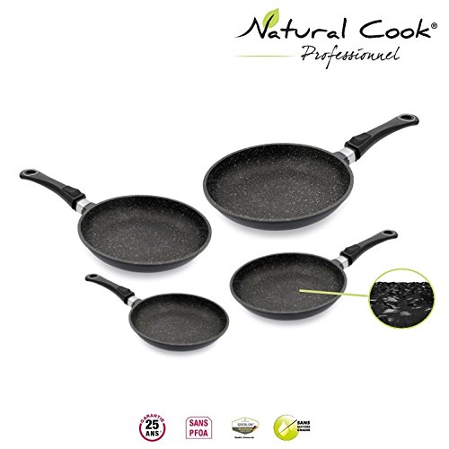 Lot de 4 Poêles 20 / 24 / 28 / 32 cm