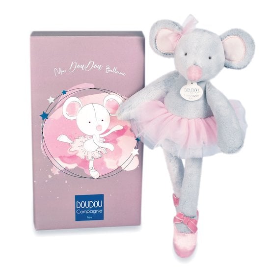  Doudou & Compagnie Mon doudou Ballerine souris Gris 30 cm code EAN 3700335239751 