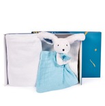 DOUDOU ET COMPAGNIE Plaid et Doudou Happy POP (Plaid blanc) code EAN 3700335239805 
