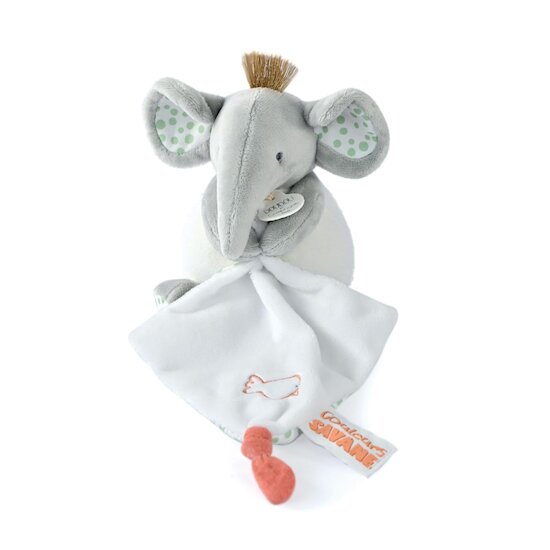  Doudou & Compagnie Doudou Elephant avec mouchoir  15 cm code EAN 3700335240764 