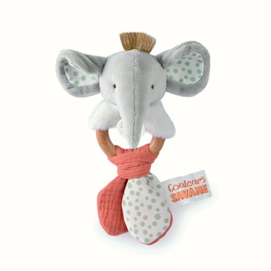  Doudou & Compagnie Hochet Elephant  15 cm code EAN 3700335240771 