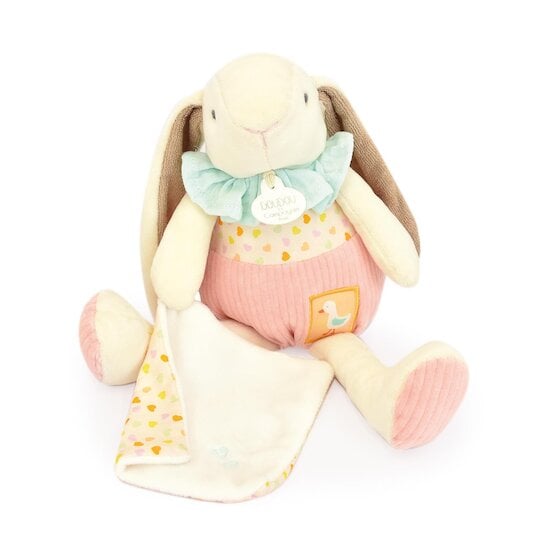  Doudou & Compagnie Peluche pantin lapin ciboulette Rose  code EAN 3700335242089 