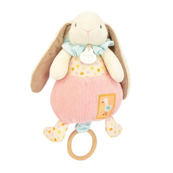  Doudou & Compagnie Peluche musicale lapin ciboulette Rose  code EAN 3700335242102 