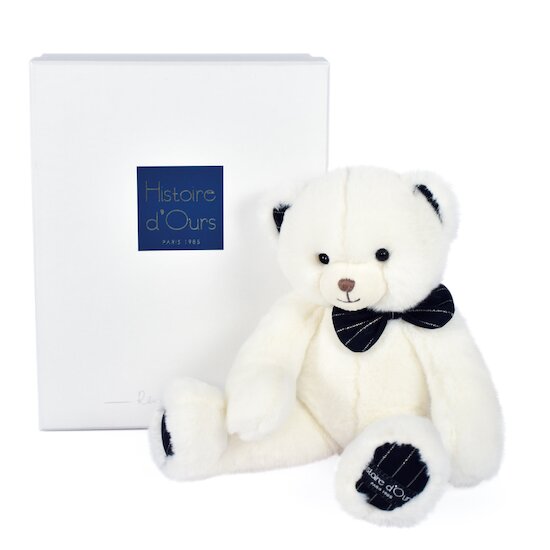 Histoire d'Ours Peluche Preppy chic ours Ivoire 30 cm code EAN 3700349331304 