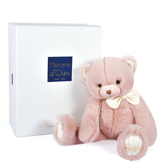  Histoire d'Ours Peluche Preppy chic ours Rose 30 cm code EAN 3700349331328 