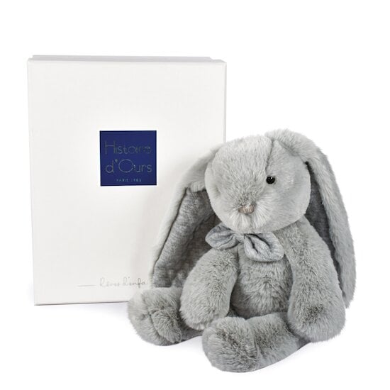  Histoire d'Ours Peluche Preppy chic lapin Gris Perle 30 cm code EAN 3700349331380 