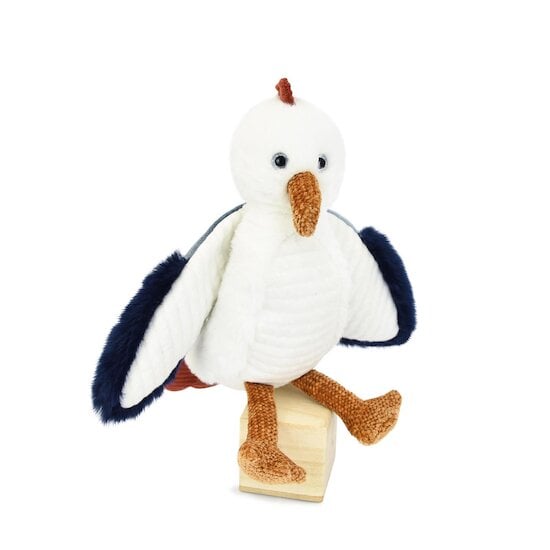  Doudou & Compagnie Peluche trésors marins Mouette Blanc  code EAN 3700349332639 