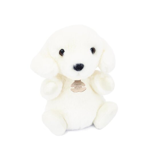  Doudou & Compagnie Peluche les doux stretch Chien Blanc  code EAN 3700349332752 