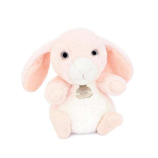  Doudou & Compagnie Peluche les doux stretch Lapin Rose  code EAN 3700349332769 