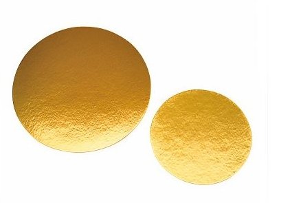 - rond uni or 26 cm vendu par 10