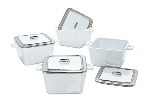 Ar541 163a silverwhite cassolette porcelaine cé...