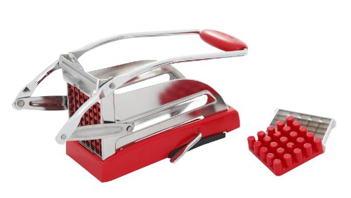 Idelice PR266 760A Coupe-Frites en Inox Rouge