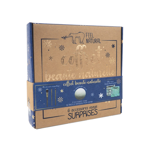 COFFRET BEAUTÉ NATURELLE 6 ACCESSOIRES VISAGE S...