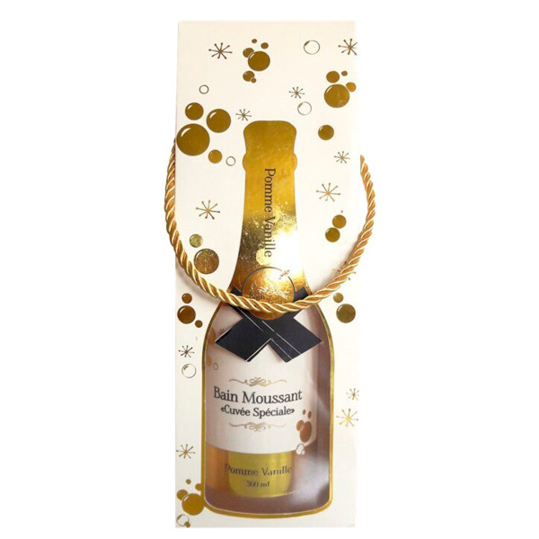 BOUTEILLE DE BAIN MOUSSANT  POMME VANILLE
