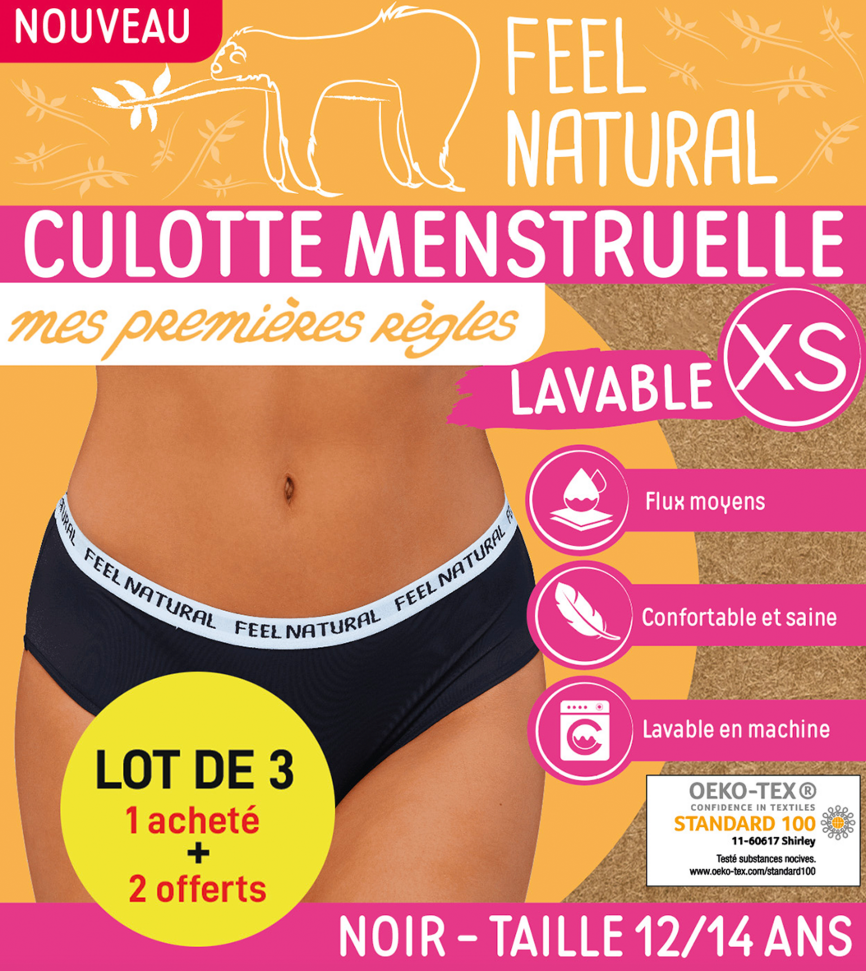  CULOTTES MENSTRUELLES PREMIERES REGLES