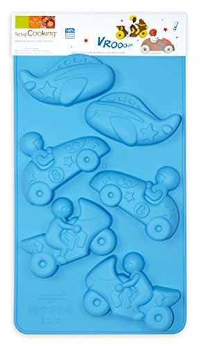 Scrapcooking 3149 Transports Moule Silicone Ble...