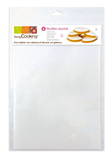 SCRAPCOOKING feuilles azyme - Ref7300 -