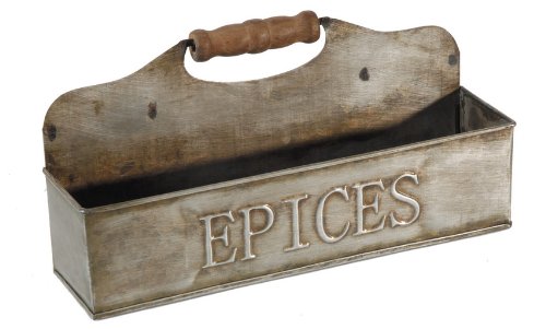 Porte épices Rack à épices en zinc