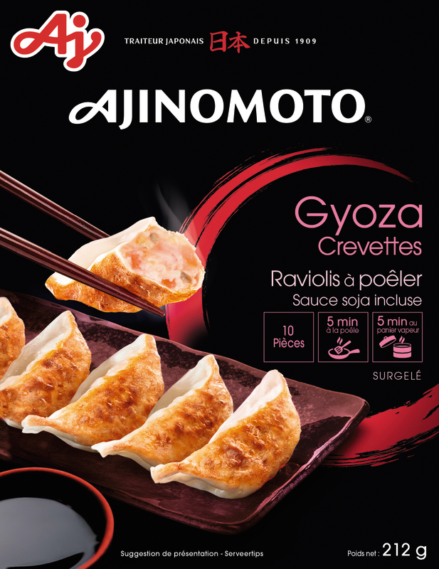 GYOZA CREVETTES AVEC SAUCE SOJA SURGELÉ AJINOMOTO